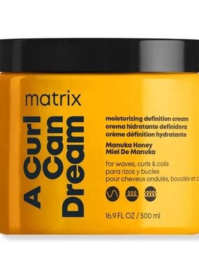 Matix A Curl Can Dream Moisturizing Definition Cream - Yellow with Black Lid